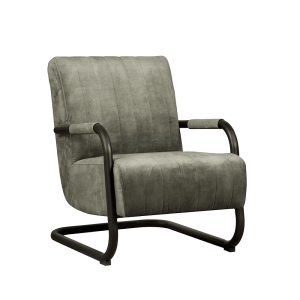 Sohome Fauteuil 'Raisa' Velvet, kleur Groen