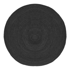 LABEL51 Vloerkleed 'Jute' 180cm, kleur Zwart