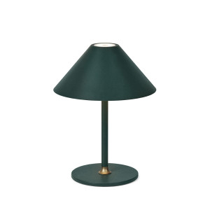 Halo Design Tafellamp 'Hygge' Oplaadbaar, 19cm, kleur Donkergroen