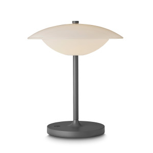 Halo Design Tafellamp 'Baroni Move' Oplaadbaar, 26cm, kleur Antraciet