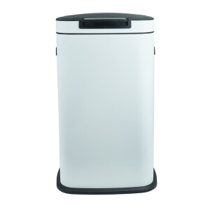 Afvalemmer push - wit - 38 liter