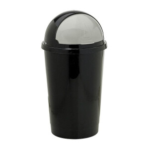 Afvalton bullit - 50 liter - zwart