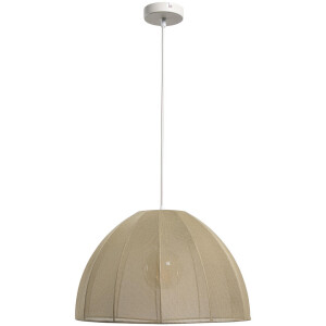 Leen Bakker - Hanglamp Cilou E27 - 120xØ40 Cm - Metaal/Stof/Kunststof - Groen