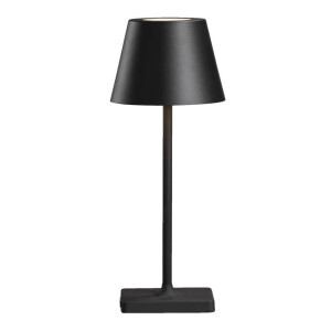 Leen Bakker - Tafellamp Kimo - Ø14,5 X 38,5 Cm - Metaal - Zwart - 14.5x14.5x38.5 Cm