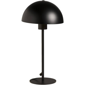 Leen Bakker - Tafellamp Yuki - Mat - E27 - 39xØ20 Cm - Metaal - Zwart