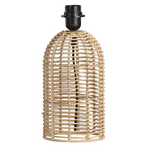 Leen Bakker - Lampvoet Genesis - Naturel - Ø15x32 Cm - Rotan - Beige