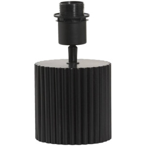Leen Bakker - Lampvoet Riv - - E27 - 21xØ12 Cm - Hout - Zwart