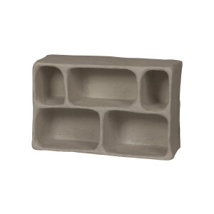 WOOOD Wandrek 'Clay' 70 x 45cm, kleur Grijs