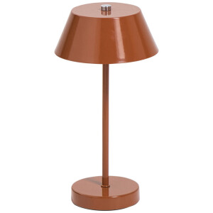 Leen Bakker - Bureaulamp Milton G9 - 30x15x15 Cm - Metaal - Rood
