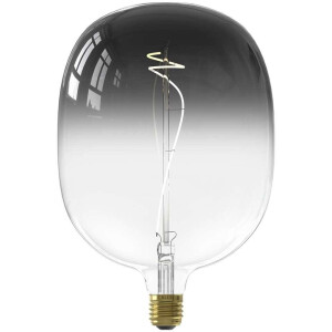 Leen Bakker - Calex Avesta LED - 5W - Dimbaar - Glas - Grijs - H27 Cm