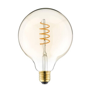 Leen Bakker - Calex LED Globe - Goudkleur - E27 - 3,8W - 250LM - Dimbaar - Glas - Goudkleurig - H17 Cm