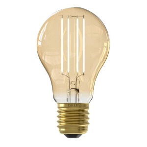 Leen Bakker - Calex Smart LED-standaardlamp - 7W - Glas - Goudkleurig - 6x6x10.5 Cm
