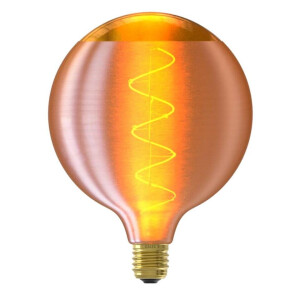 Leen Bakker - Calex LED Silk - G125 - Goudkleur - E27 - 4W - 140LM - Dimbaar - Glas - Goudkleurig - L17.5 Cm