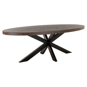 Richmond Ovale Eettafel 'Watson' Eiken, 235 x 110cm