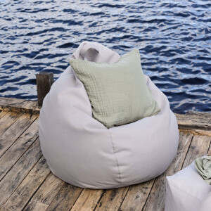 Nohr Outdoor Poef / Zitzak 'Covey' kleur Beige