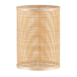 Leen Bakker - Lampenkap Talha - Naturel - Ø25x35 Cm - Bamboe - Beige