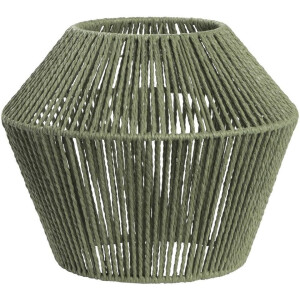 Leen Bakker - Lampenkap Willow - Metaal/ - 27xØ33 Cm - Papier - Groen