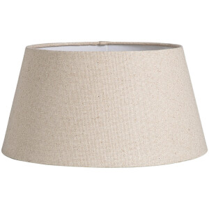 Leen Bakker - Lampenkap Lika Voor Hanglamp Naturel - Ø40xØ30x21 Cm - Katoen - Crème#Wit