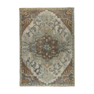 Dutchbone Vloerkleed 'Amori' 160 x 230cm, kleur Blauw