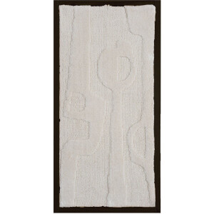 Wanddecoratie Devin Naturel - Wool Hanging 40 x 80 cm