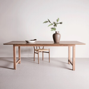 Nohr Eettafel 'Danah' 220 x 100cm, kleur Bruin