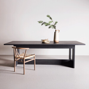 Nohr Eettafel 'Rye' 235 x 100cm, kleur Zwart