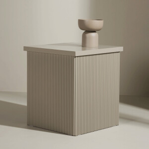 Nohr Vierkante Bijzettafel 'Mistina' 40 x 40cm, kleur Beige