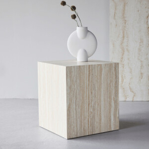 Nohr Salontafel 'Katiana' Travertinlook, 40 x 40cm