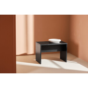 Nohr Salontafel 'Abrina' MDF, 58 x 35cm, kleur Zwart