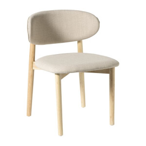 Eetkamerstoel Falco - wit - 78x55x54 cm