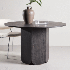 Nohr Ronde Eettafel 'Rajah' 120cm, kleur Zwart