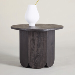 Nohr Ronde Bijzettafel 'Rajah' 60cm, kleur Zwart