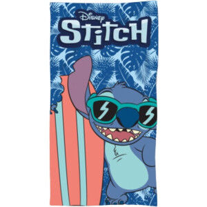Lilo & Stitch Surfplank Strandlaken - 140 x 70 cm. - STITCH handdoek - blauw