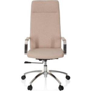 hjh OFFICE Saranto Plus I - Thuisgebruik bureaustoel - Beige - Stof
