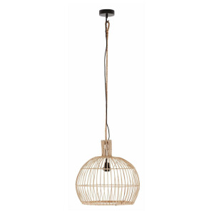 MUST Living Hanglamp 'Las Salinas' Rotan, 40cm, kleur Naturel