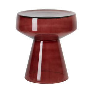 Light & Living Bijzettafel 'Dakwa' Ø37cm, kleur Bordeaux