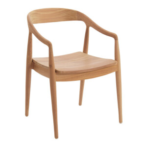 Light & Living Eetkamerstoel 'Palos' Teakhout, kleur Naturel