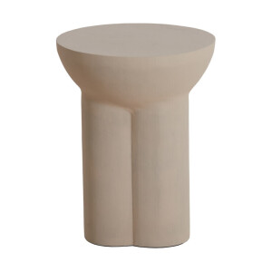 Light & Living Bijzettafel 'Ossana' 39cm, kleur Mat Zand