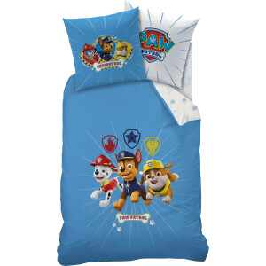 PAW Patrol Dekbedovertrek Team - 140 x 200 cm + 63 x 63 - Katoen