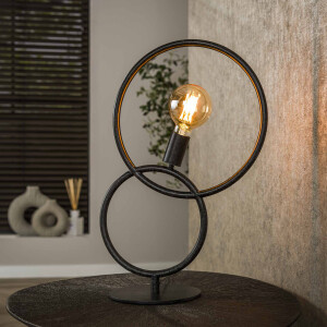 LifestyleFurn Tafellamp 'Davion' 1-lamps, Artic Black finish