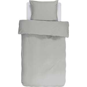 ESSENZA Guy Dekbedovertrek Zilver - Lits-Jumeaux XL – 260x200/220 cm