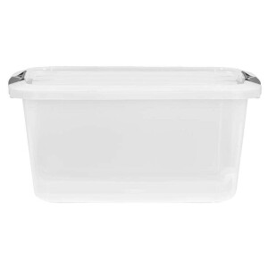 Leen Bakker - Opbergbox Topbox - 15 Liter - 18,6x29x39 Cm - Polypropyleen/Kunststof - Transparant
