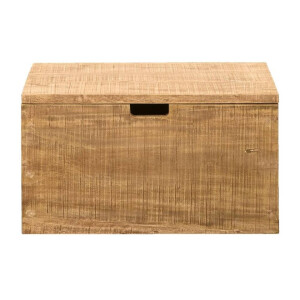 2e Halve Prijs Leen Bakker - Opbergkist Ronald - Naturel - 37x67x37 Cm - Hout - Bruin