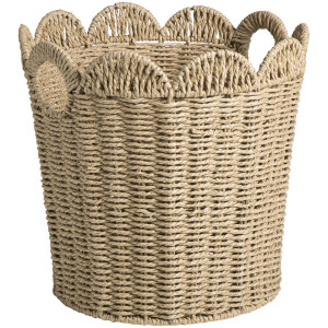 Leen Bakker - Mand Moda Naturel - 34xØ28 Cm - Papier - Crème