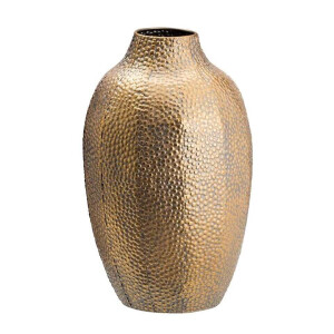 Leen Bakker - Vaas Mitch - Goud - 46x28,5 Cm - Metaal - Goudkleurig