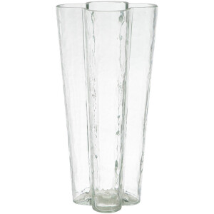 Leen Bakker - Vaas Lilly - - 30x12,3x12,3 Cm - Glas - Transparant - 12.3x12.3x30 Cm
