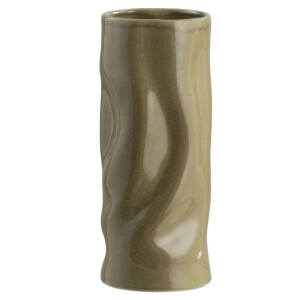 Leen Bakker - Vaas Setro - - 29xØ12 Cm - Keramiek - Groen