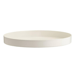 Leen Bakker - Dienblad Fenno Decoratief - Kleurig - Ø30 Cm - Metaal - Crème