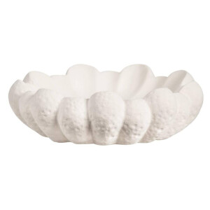Leen Bakker - Dienblad Poppy - - 6xØ22 Cm - Stoneware - Wit