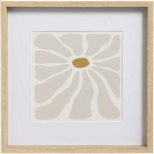 Leen Bakker - Fotolijst Goes - Naturel - 30x30 Cm - MDF/Glas - Beige